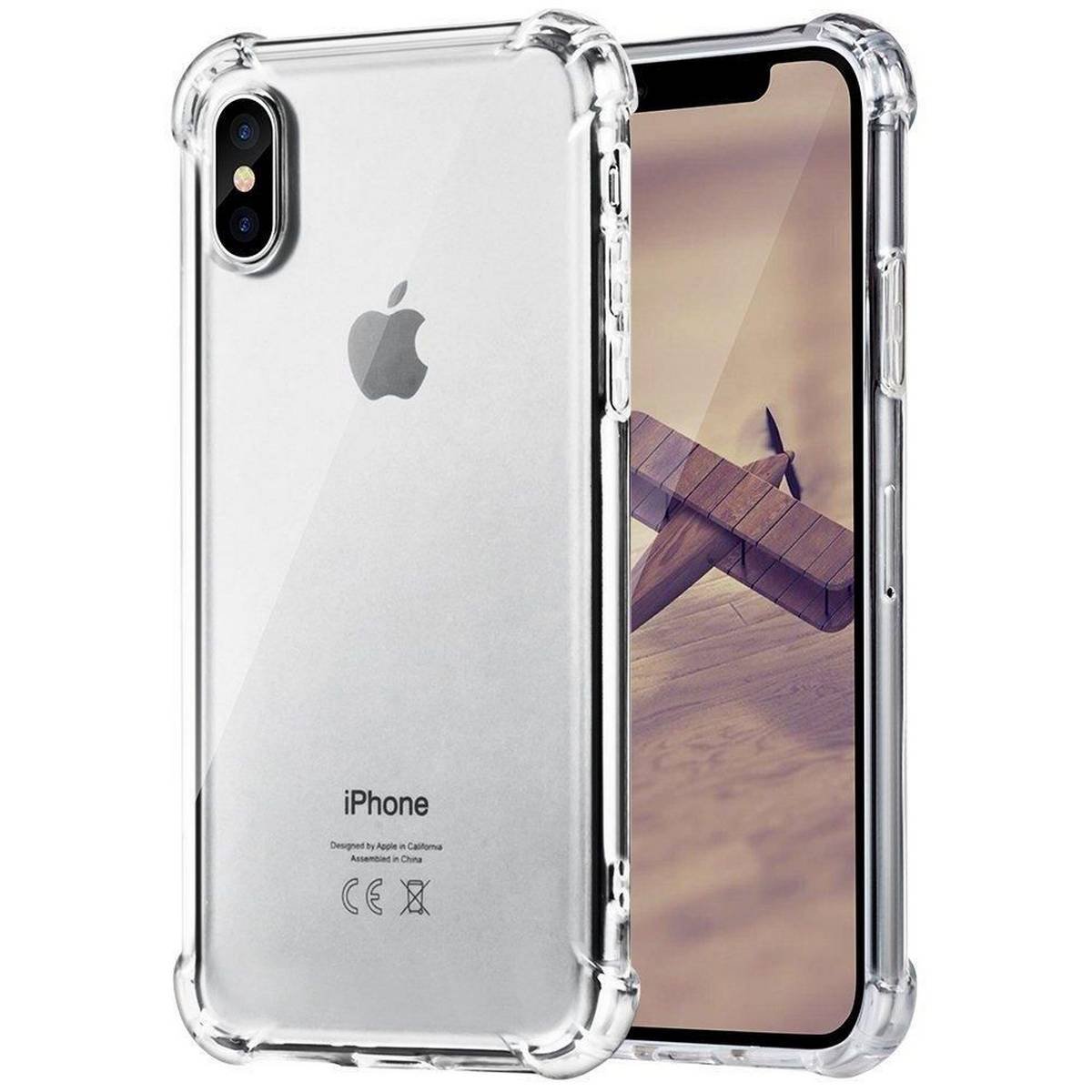 IPhone X/XS Soft Shock Proof Jelly Back Cover Transparent - Image 4