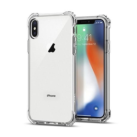 IPhone X/XS Soft Shock Proof Jelly Back Cover Transparent