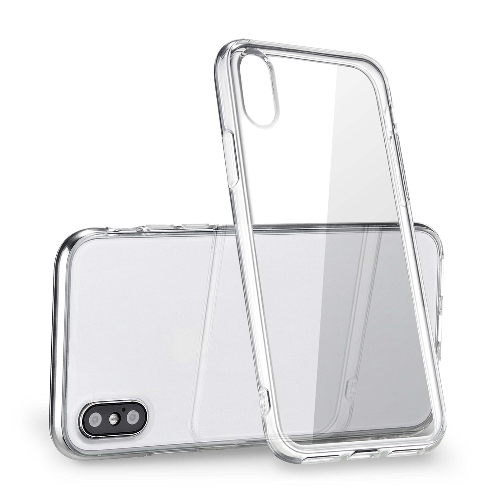 IPhone X/XS Soft Shock Proof Jelly Back Cover Transparent - Image 5