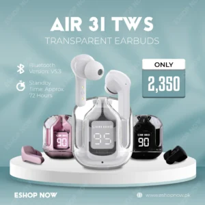 Air 31 TWS Wireless Transparent Earbuds